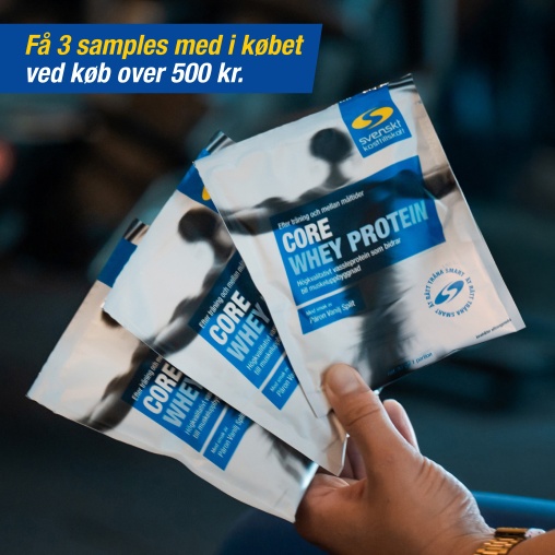 Kb for 500 kr. i butikken, f 3 samples